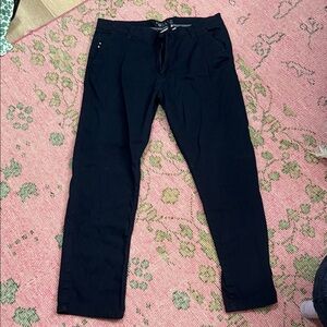 South Pole Men's Dark Slim Khaki Pants Size 32 X 30